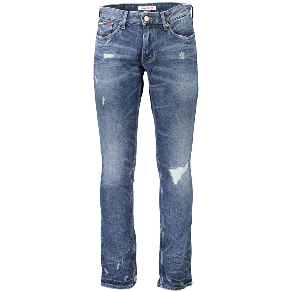 Calça jeans e calça Tommy Hilfiger de algodão azul