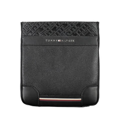 Bolsa de ombro Tommy Hilfiger preta de polietileno