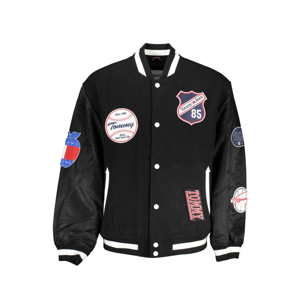 Jaqueta Tommy Hilfiger Preta de Poliéster