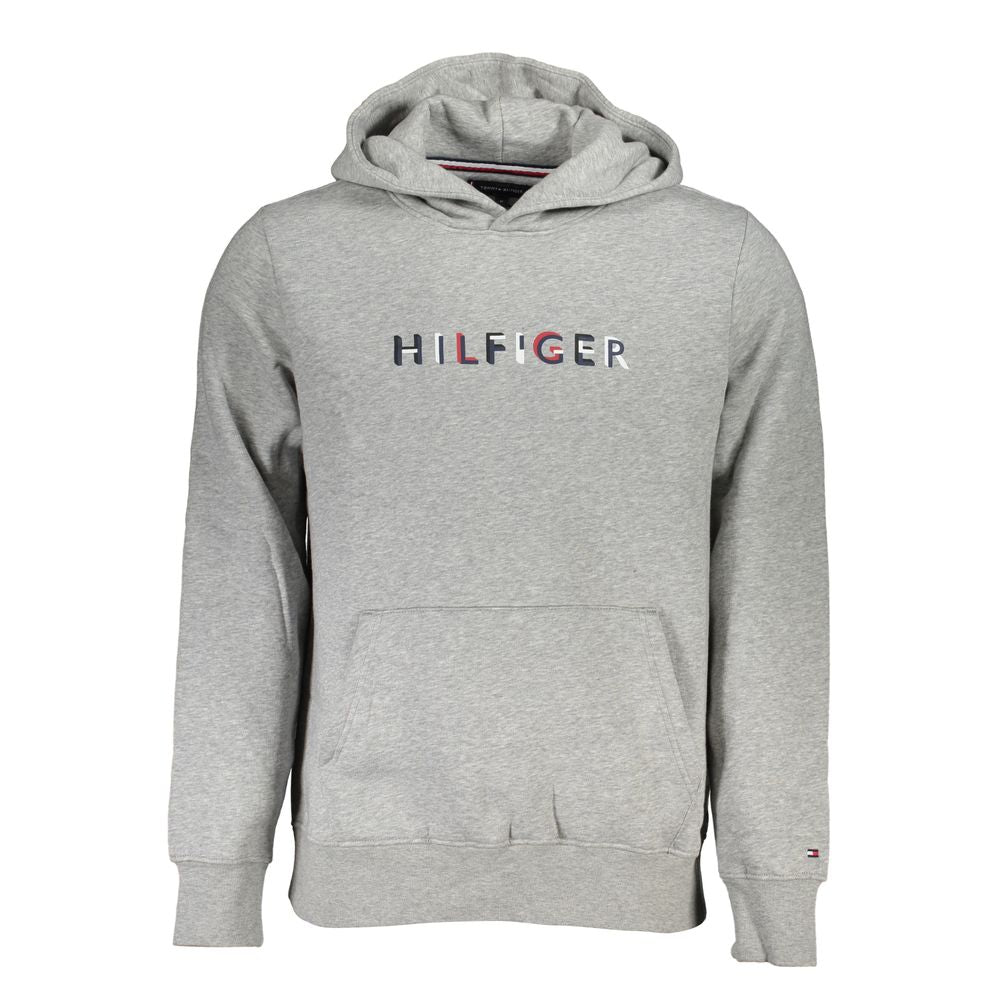 Suéter Tommy Hilfiger de algodão cinza