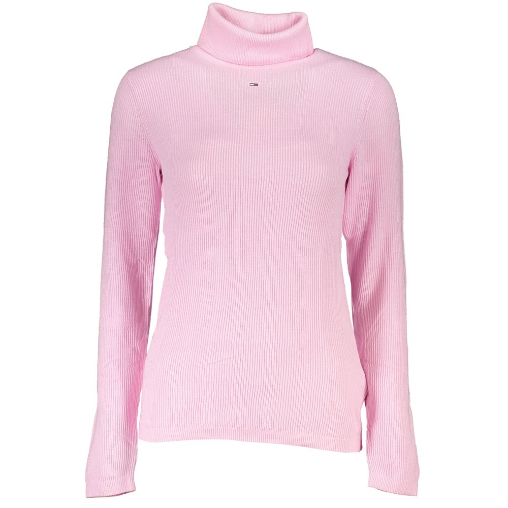 Suéter Tommy Hilfiger de algodão rosa