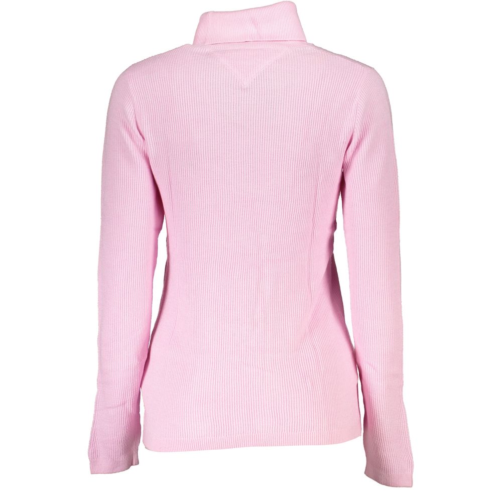 Suéter Tommy Hilfiger de algodão rosa
