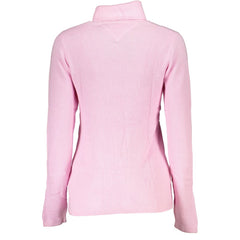 Suéter Tommy Hilfiger de algodão rosa