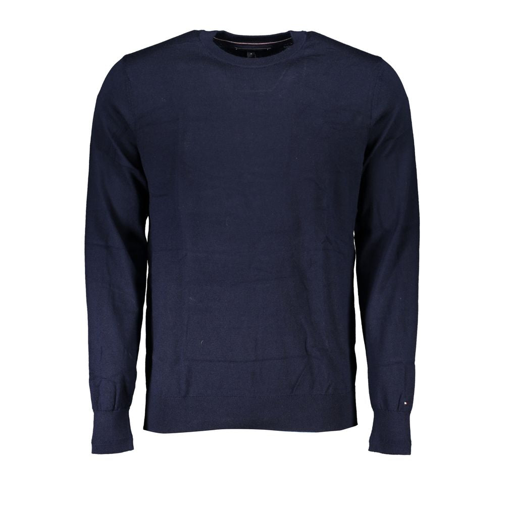 Suéter de tecido azul Tommy Hilfiger