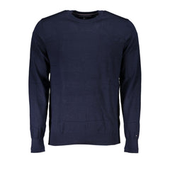 Suéter de tecido azul Tommy Hilfiger