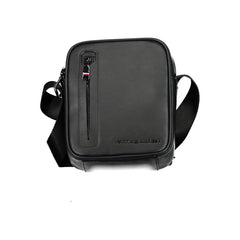 Bolsa de ombro Tommy Hilfiger preta de polietileno