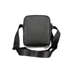 Bolsa de ombro Tommy Hilfiger preta de polietileno