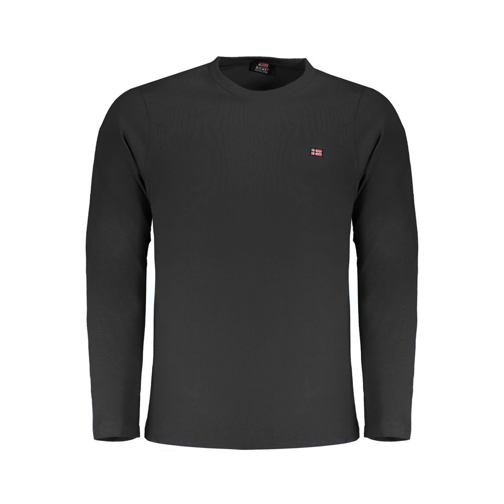 Camiseta preta de algodão da Noruega 1963