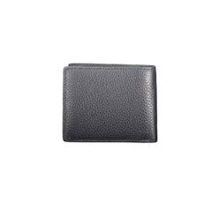 Carteira de couro azul Tommy Hilfiger