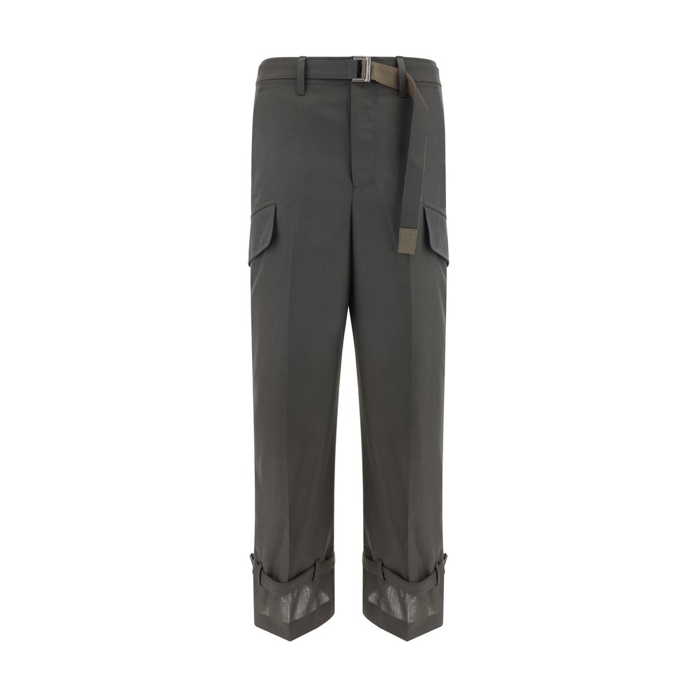 Calça Sacai com bainha ajustável
