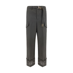 Calça Sacai com bainha ajustável
