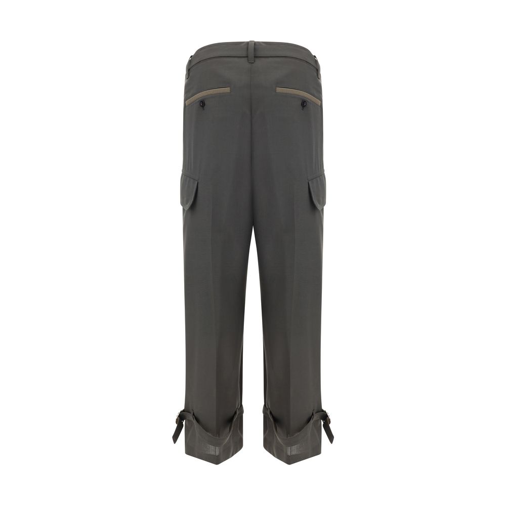 Calça Sacai com bainha ajustável