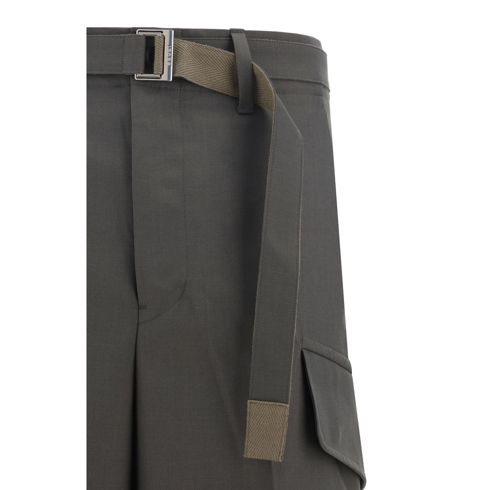 Calça Sacai com bainha ajustável