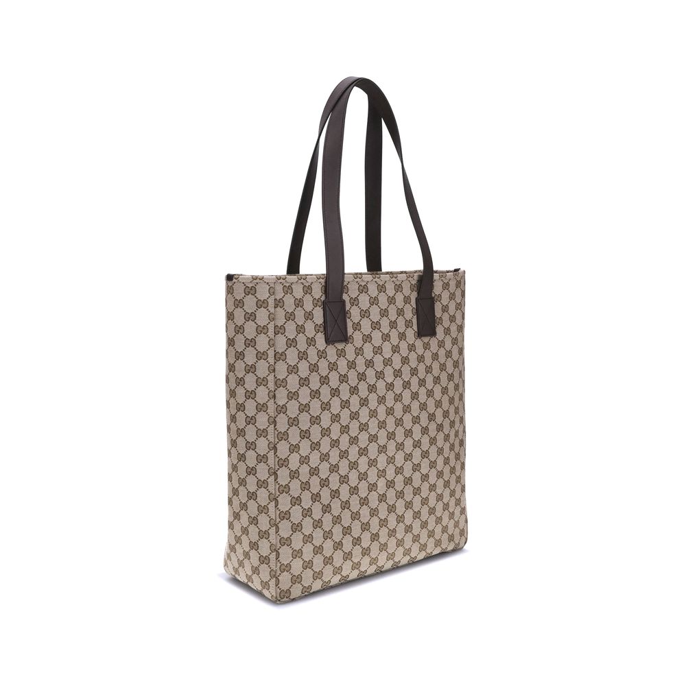 Bolsa tote de lona Gucci GG