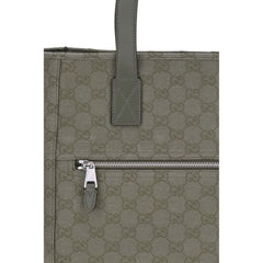 Bolsa tote média de lona Gucci GG
