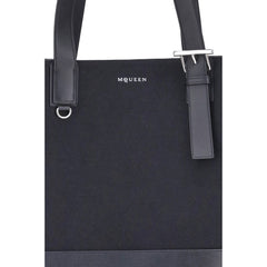 Bolsa tote de lona Alexander McQueen