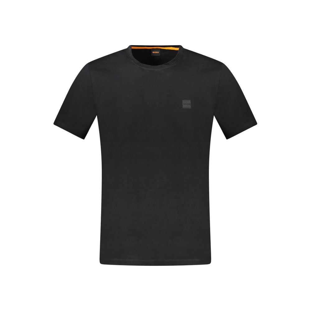 Camiseta Hugo Boss Preta de Algodão