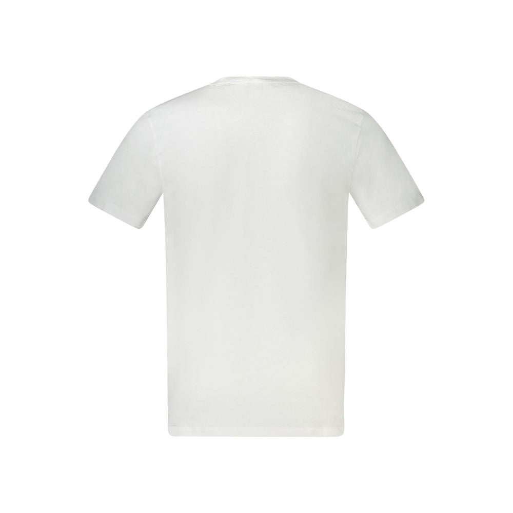 Camiseta masculina branca de algodão Hugo Boss