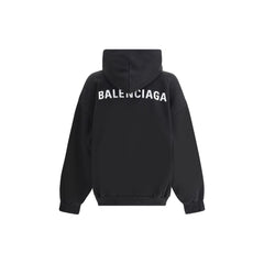 Moletom com capuz com logotipo da Balenciaga