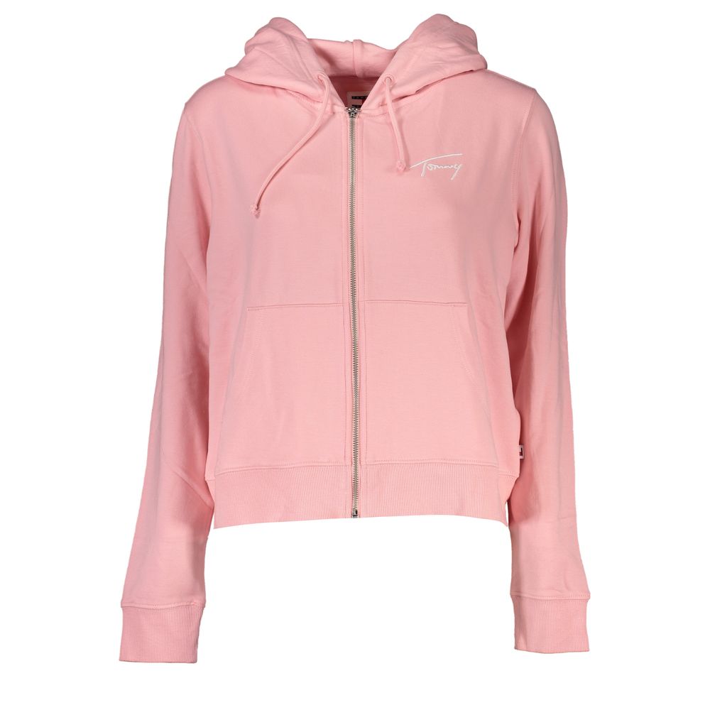 Suéter Tommy Hilfiger de algodão rosa