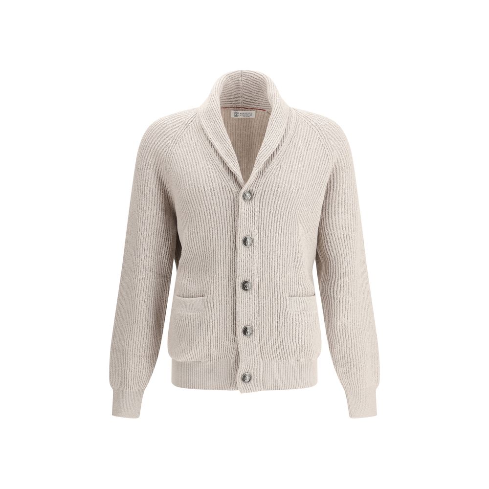Cardigan canelado Brunello Cucinelli