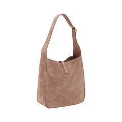 Bolsa de ombro Saint Laurent Le 5 à 7 em camurça