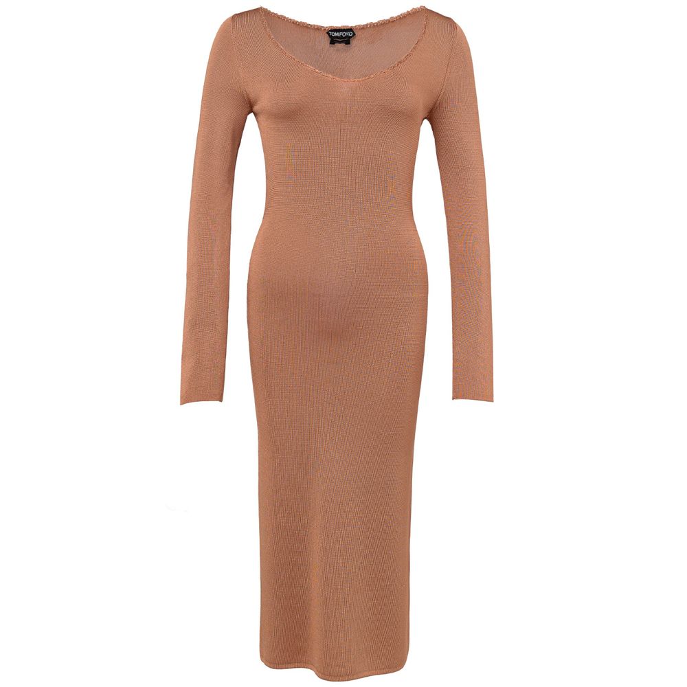 Tom Ford Laranja Viscose Longo