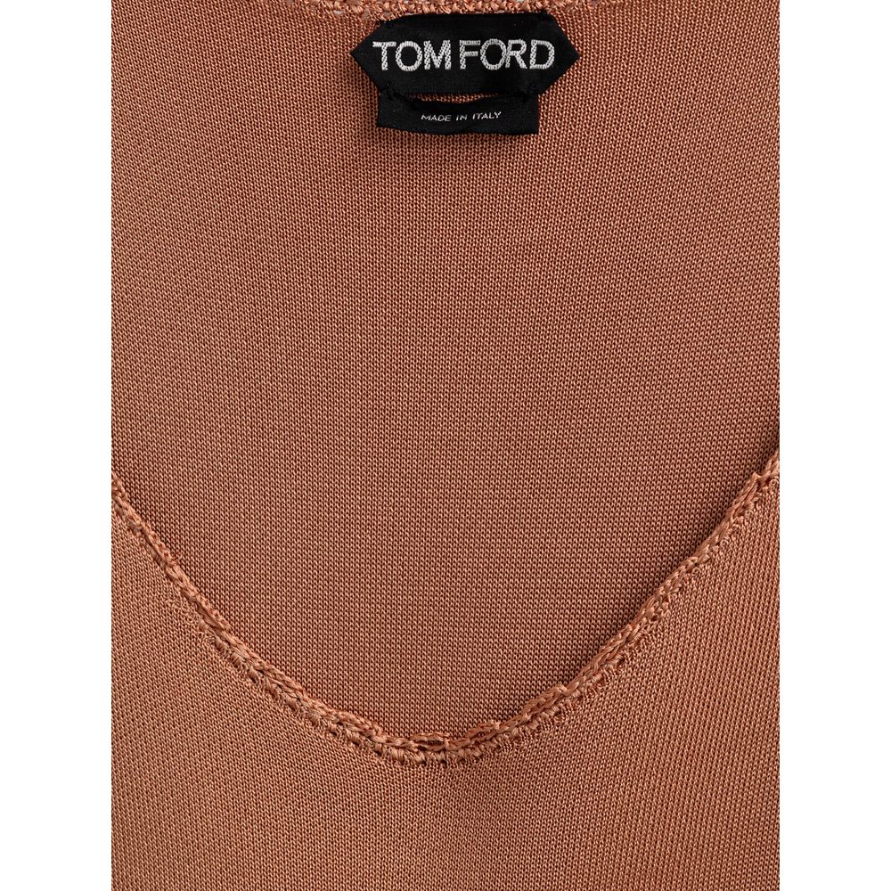 Tom Ford Laranja Viscose Longo