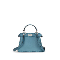 Bolsa de ombro Fendi Blue Leather