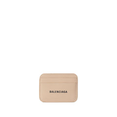 Saia de couro bege Balenciaga