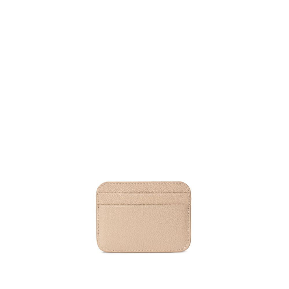 Saia de couro bege Balenciaga