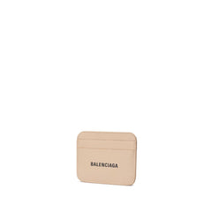 Saia de couro bege Balenciaga