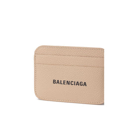 Saia de couro bege Balenciaga