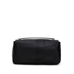 Bolsa de ombro Fendi de couro preta