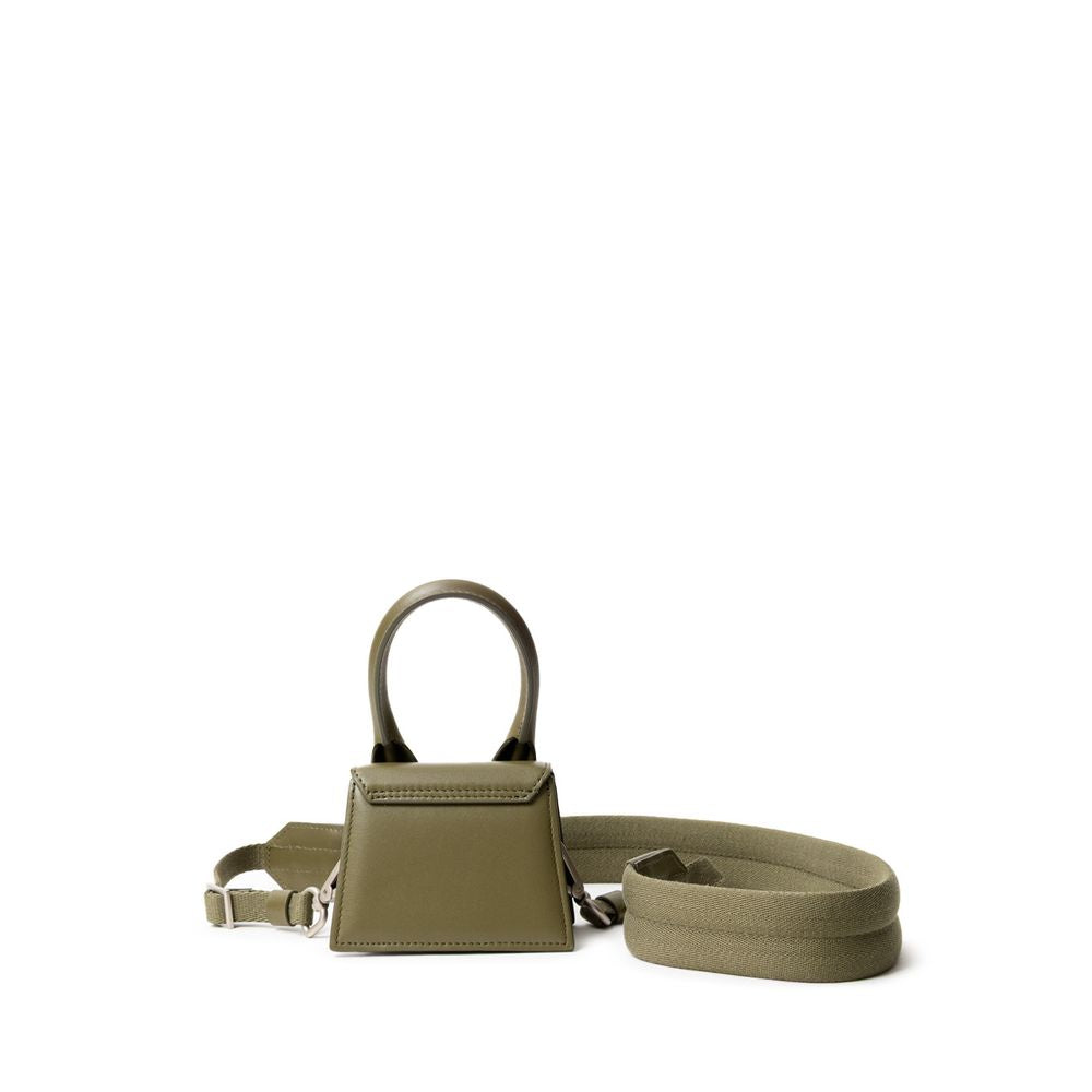 Moletom de couro verde Jacquemus