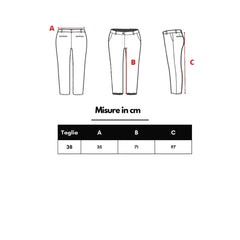 Calça jeans Fendi preta de algodão