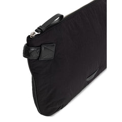 Bolsa de mão de nylon preta Bottega Veneta
