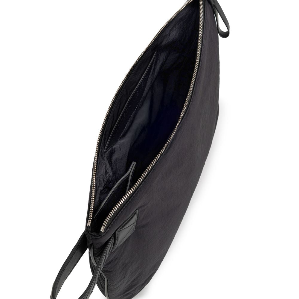Bolsa de mão de nylon preta Bottega Veneta
