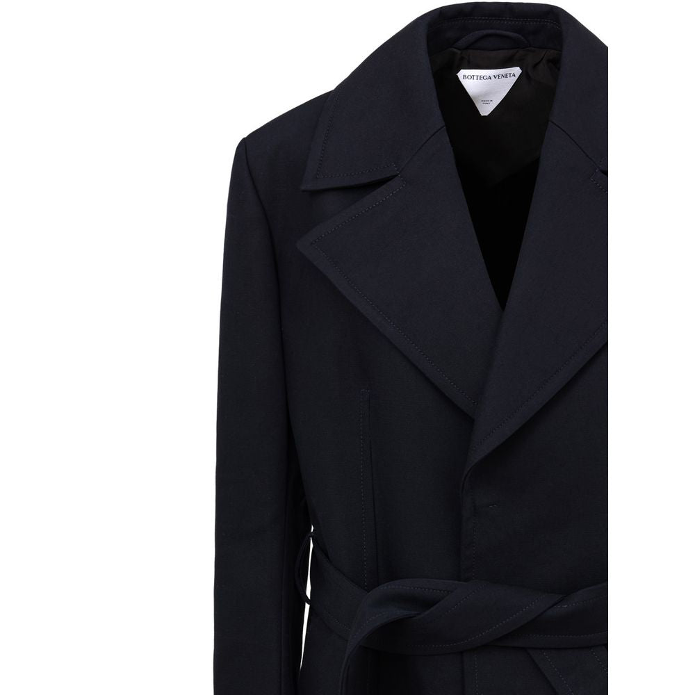 Bottega Veneta Casaco de Algodão Azul