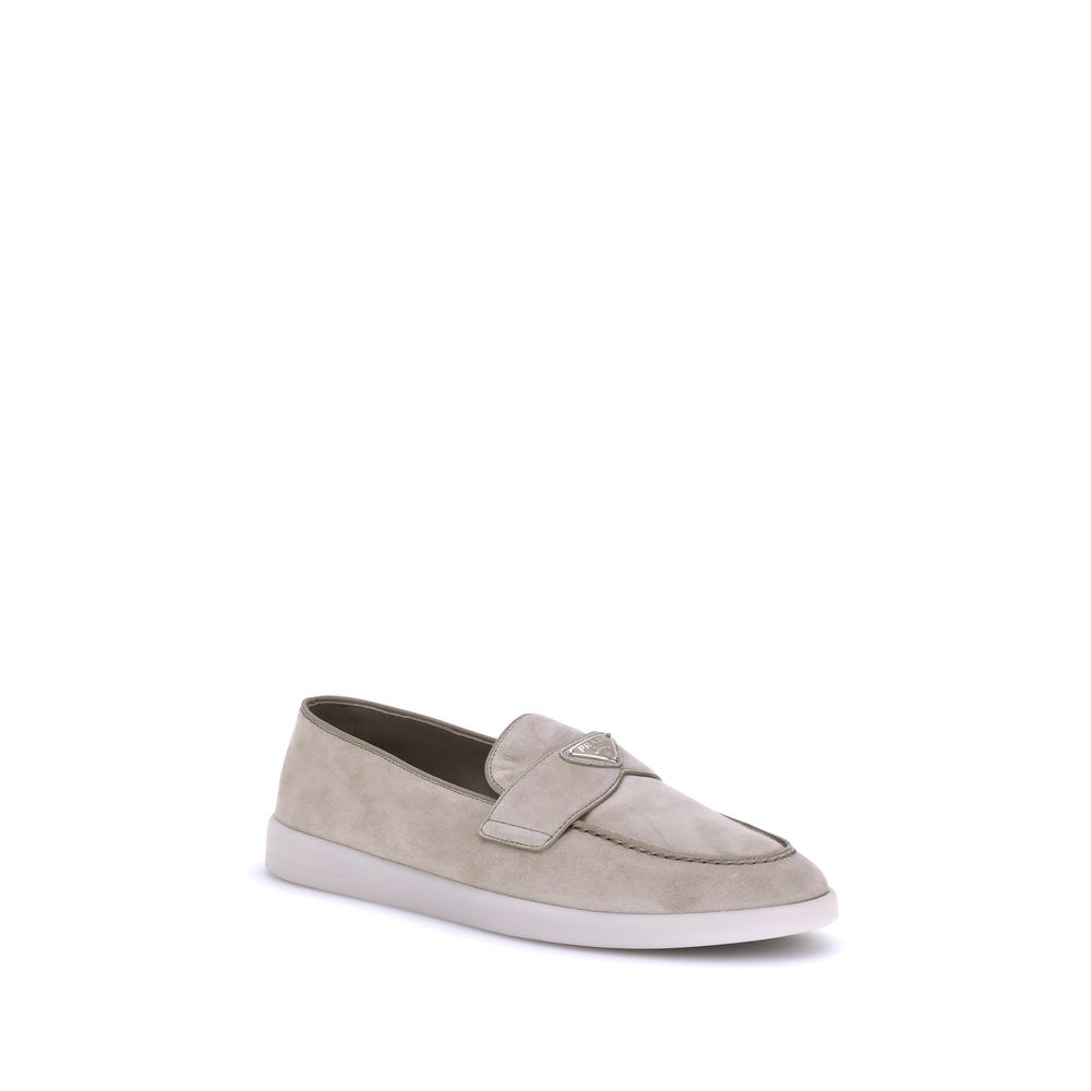 Mocassins de camurça Prada