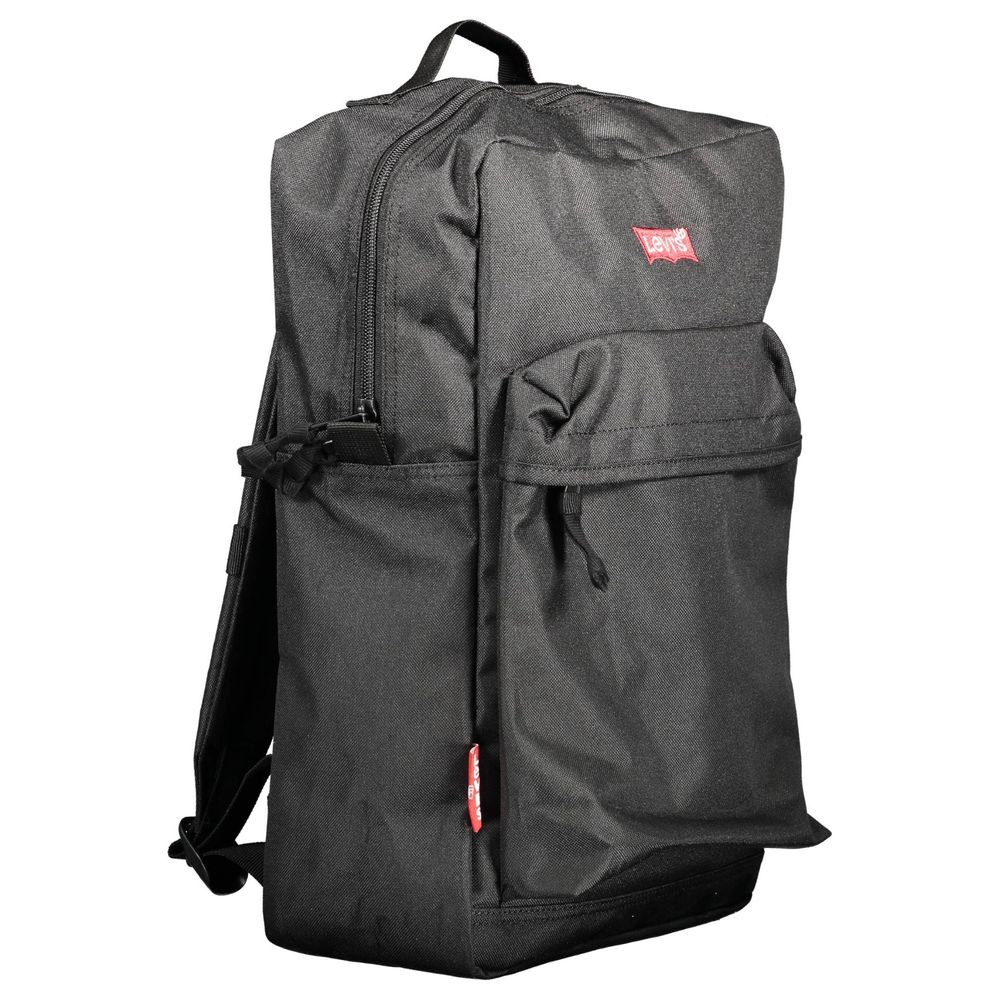 Mochila Levi's de poliéster preta