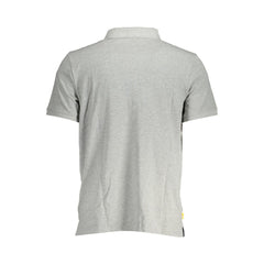 Camisa polo de algodão cinza Timberland