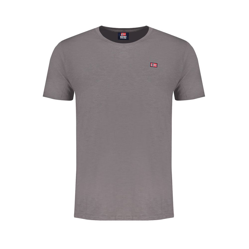 Camiseta de algodão cinza Noruega 1963