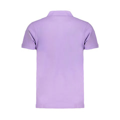 Camisa polo de algodão roxa da Noruega, 1963