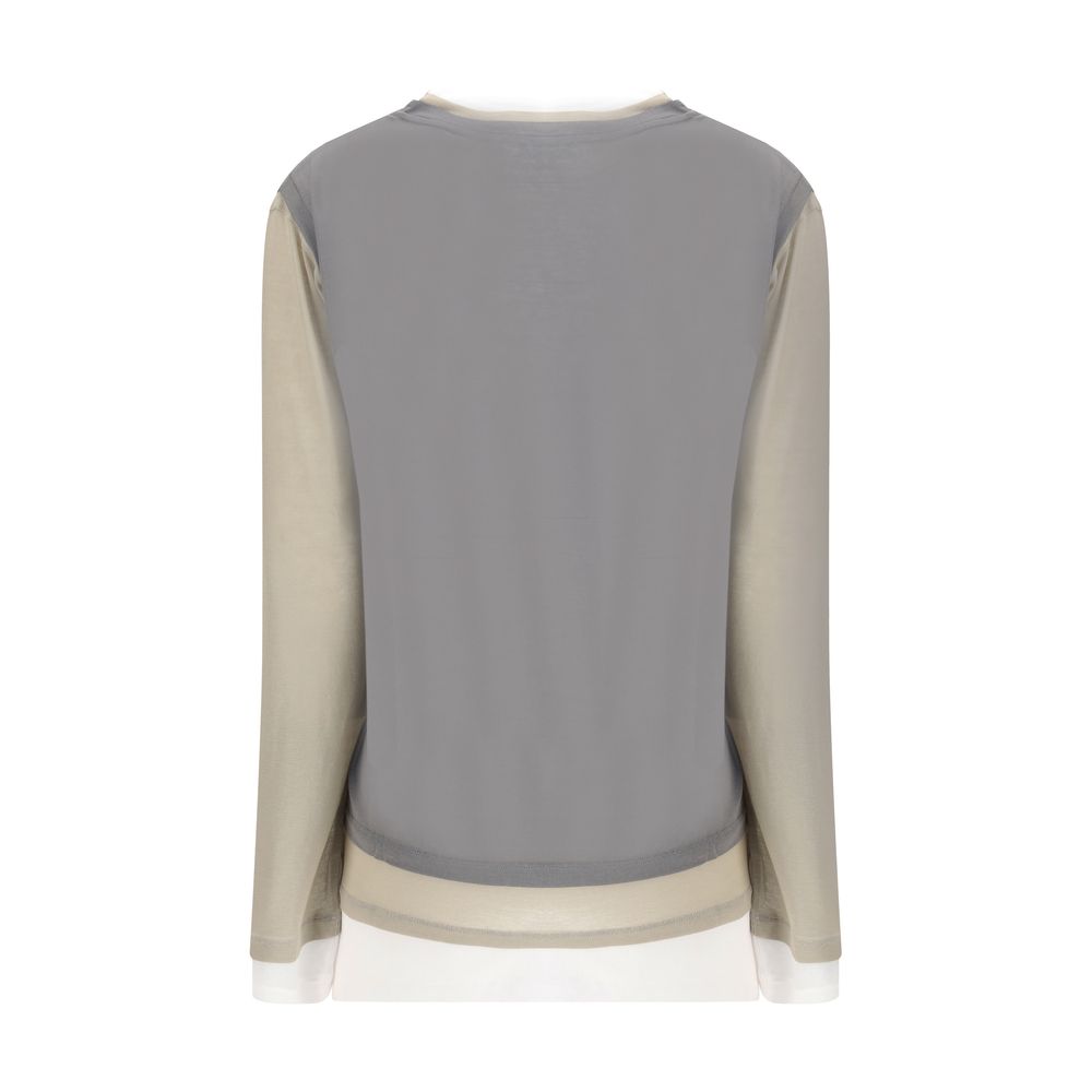 Camiseta manga longa Miu Miu