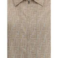 Jaqueta Fendi Chambray cropped