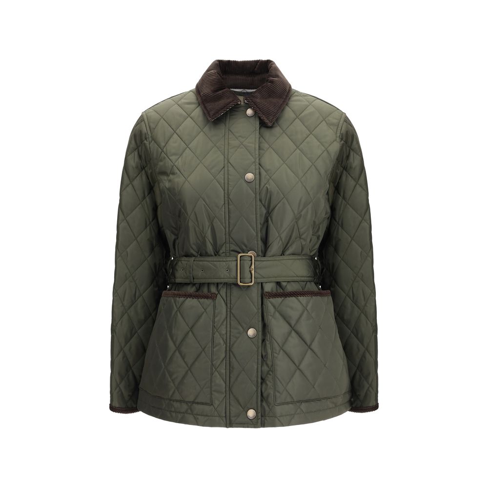 Jaqueta acolchoada de nylon Burberry