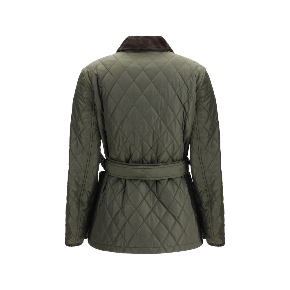 Jaqueta acolchoada de nylon Burberry