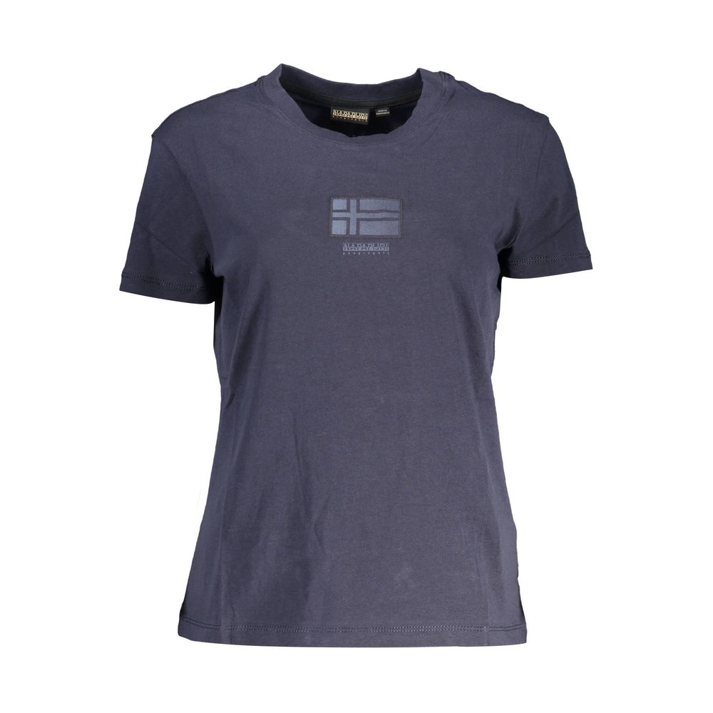 Blusa e camiseta de algodão azul Napapijri