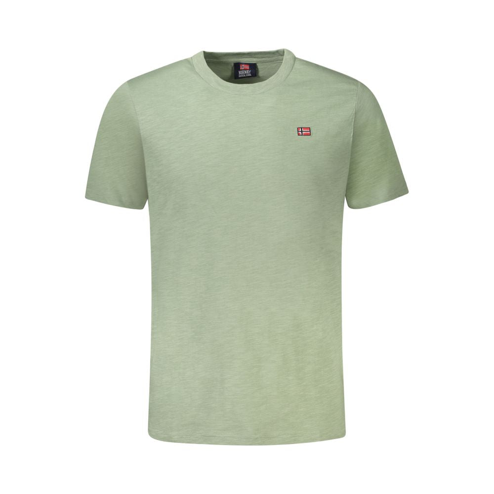 Camiseta de algodão verde Noruega 1963